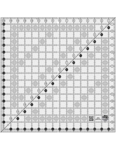 Creative Grids 16.5" x 16.5" square quilting ruler