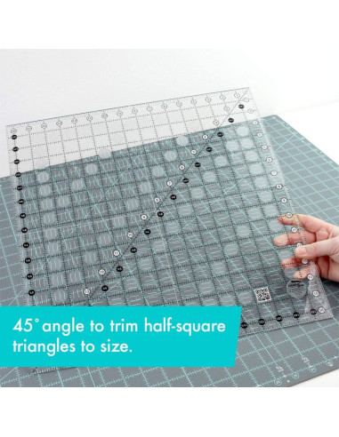 Creative Grids 16.5" x 16.5" square quilting ruler
