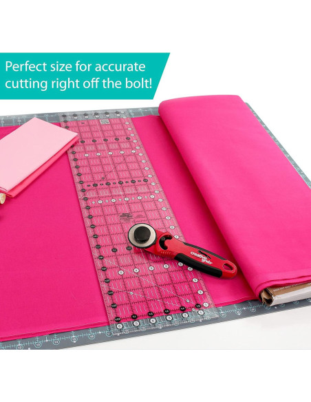 Creative Grids 6.5" x 24.5" rectangle quilting ruler