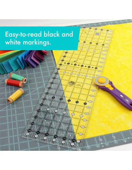 Creative Grids 6.5" x 24.5" rectangle quilting ruler