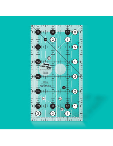 Creative Grids 3.5" x 6.5" rectangle quilting ruler