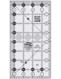 Creative Grids 4.5" x 8.5" rectangle quilting ruler