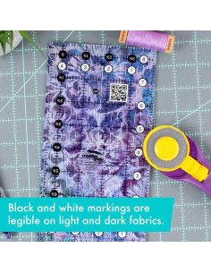 Creative Grids 4.5" x 8.5" rectangle quilting ruler 2