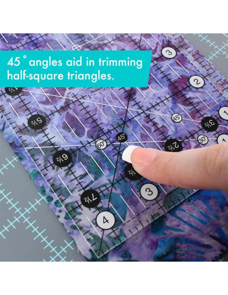 Creative Grids 4.5" x 8.5" rectangle quilting ruler