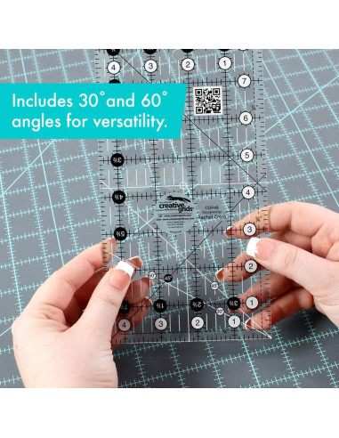 Creative Grids 4.5" x 8.5" rectangle quilting ruler