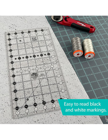 Creative Grids 6.5" x 12.5" rectangle quilting ruler