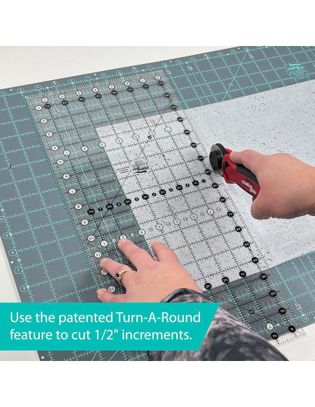 Creative Grids 6.5" x 12.5" rectangle quilting ruler