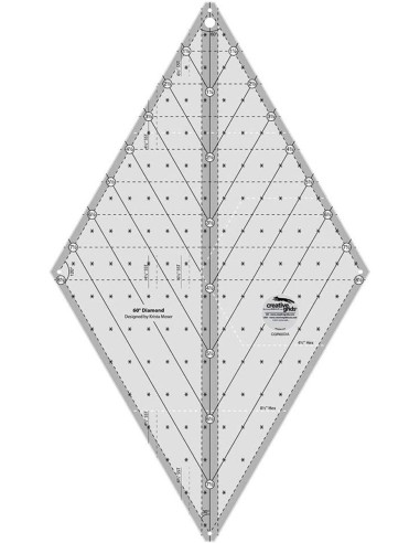 Creative Grids 60° Diamond Quilting Ruler
