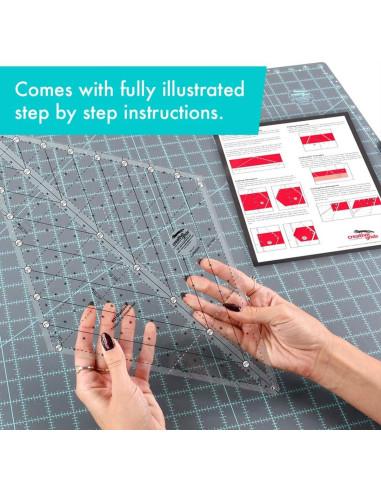 Creative Grids 60° Diamond Quilting Ruler