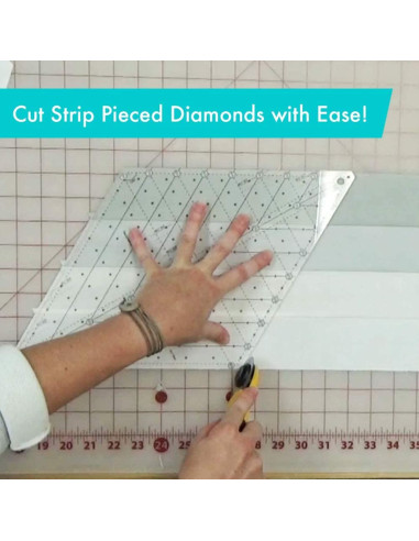 Creative Grids 60° Diamond Quilting Ruler
