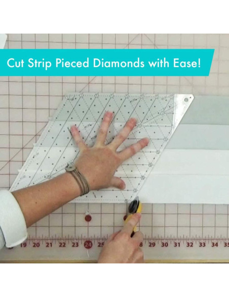 Creative Grids 60° Diamond Quilting Ruler