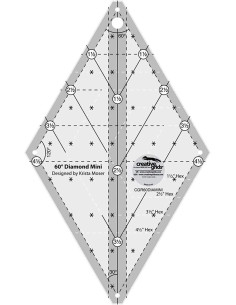 Creative Grids Diamond Mini 60° Quilting Ruler