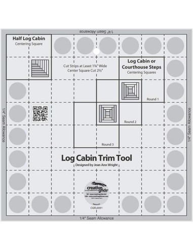 8" Log Cabin Trim Tool Creative Grids