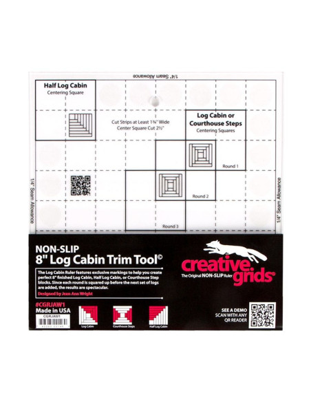 8" Log Cabin Trim Tool Creative Grids