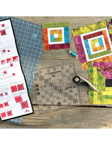 Log Cabin Trim Tool Duo Creative Grids Ruler