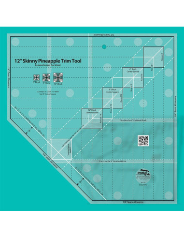 12" Skinny Pineapple Trim Tool Creative Grids