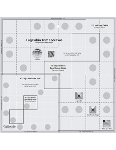 Log Cabin Trim Tool Two Creative Grids Ruler