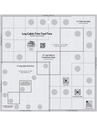 Log Cabin Trim Tool Two Creative Grids Ruler