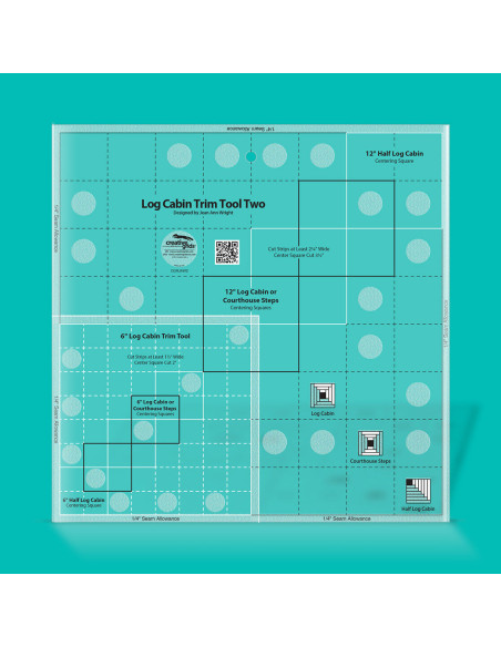 Log Cabin Trim Tool Two Creative Grids Ruler