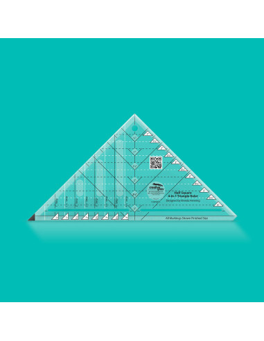 Creative Grids 4-in-1 Triangle Ruler
