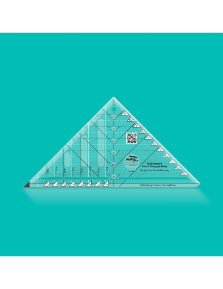 Creative Grids 4-in-1 Triangle Ruler