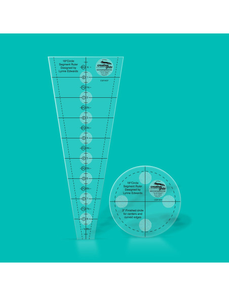 Creative Grids 18 Degree Dresden Plate Ruler
