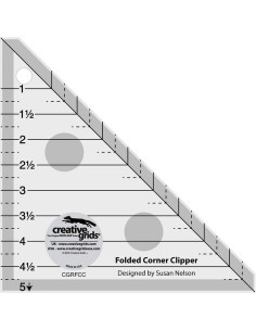 Folded Corner Clipper Ruler Creative Grids