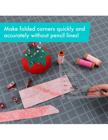 Folded Corner Clipper Ruler Creative Grids