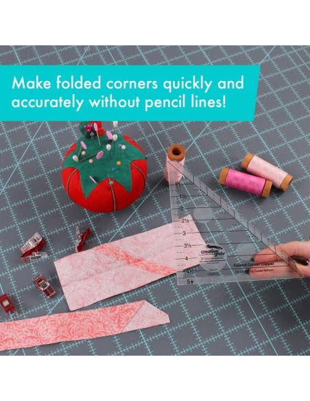 Folded Corner Clipper Ruler Creative Grids