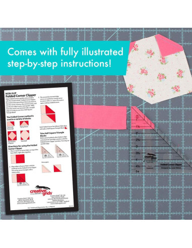 Folded Corner Clipper Ruler Creative Grids