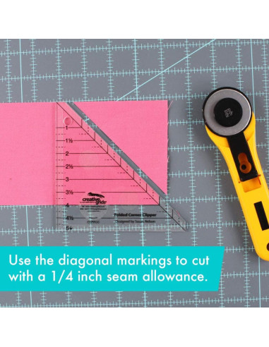 Folded Corner Clipper Ruler Creative Grids