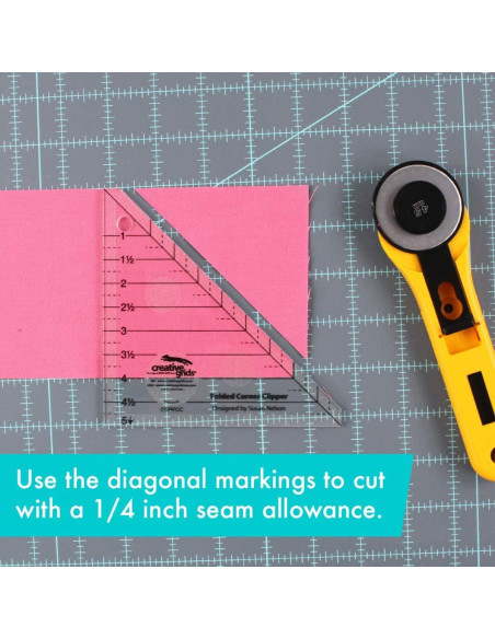 Folded Corner Clipper Ruler Creative Grids