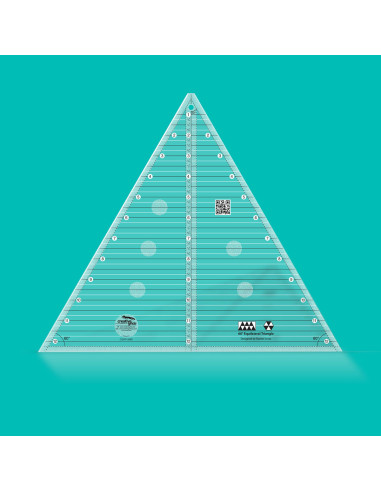 60° Triangle Ruler 12" Finished Size Creative Grids
