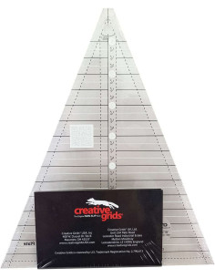 Kaleidoscope Triangle & Dresden Plate Creative Grids Ruler 2