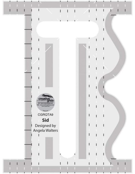 Sid Machine Quilting Tool Creative Grids Ruler