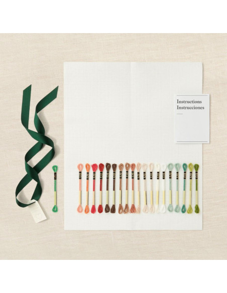 Cross-stitch embroidery kit - Animal alphabet