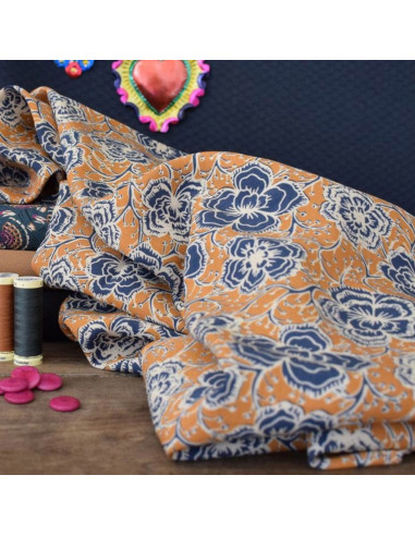 Neela Biscuit Viscose Fabric - Unique by Cousette