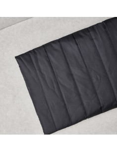 Water-repellent quilted fabric Strip - Black