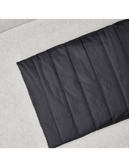 Water-repellent quilted fabric Strip - Black