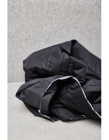Water-repellent quilted fabric Strip - Black