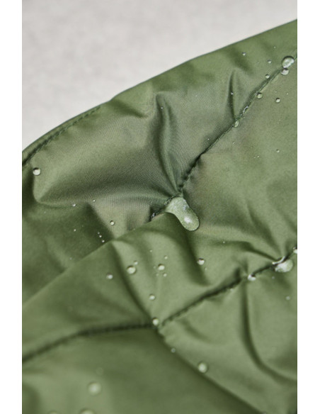 Water-repellent quilted fabric Strip - Khaki