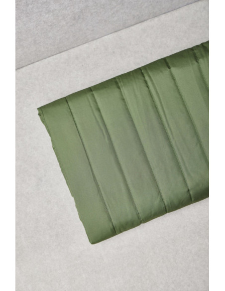 Water-repellent quilted fabric Strip - Khaki