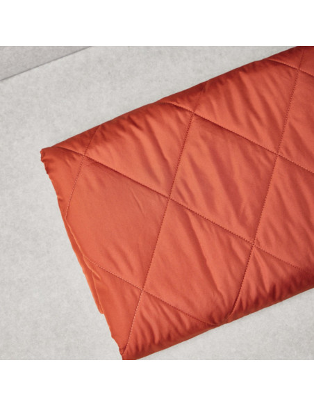 Water-repellent quilted fabric Gem - Sienna