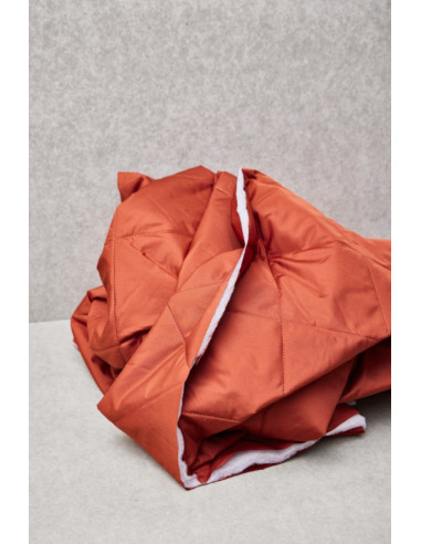 Water-repellent quilted fabric Gem - Sienna