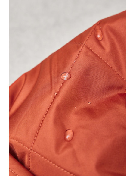 Water-repellent quilted fabric Gem - Sienna