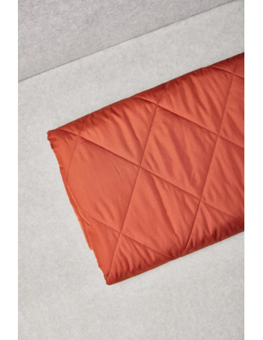 Water-repellent quilted fabric Gem - Sienna