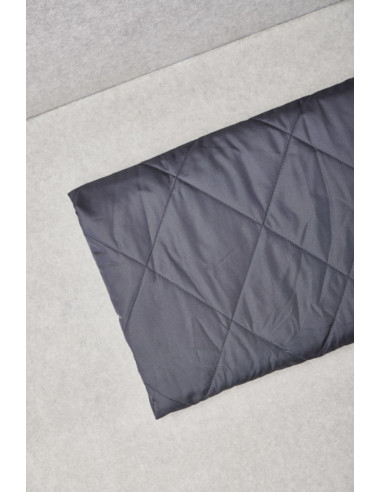 Water-repellent quilted fabric Gem - Storm Gray