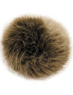Faux fur pompom 10 cm - Olive