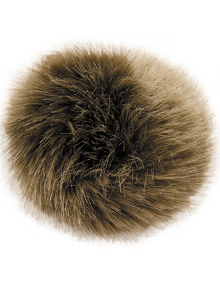 Faux fur pompom 10 cm - Olive