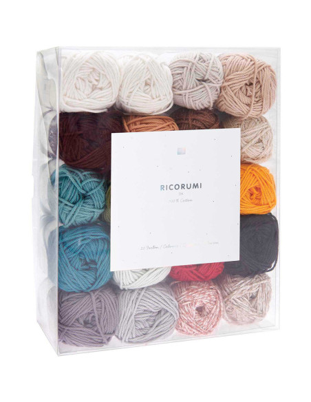Box of 20 Ricorumi cotton balls - Gnome World